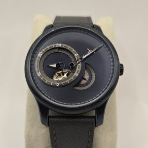 Xeric Regulator Navy and Gray Skeleton Dial Watch